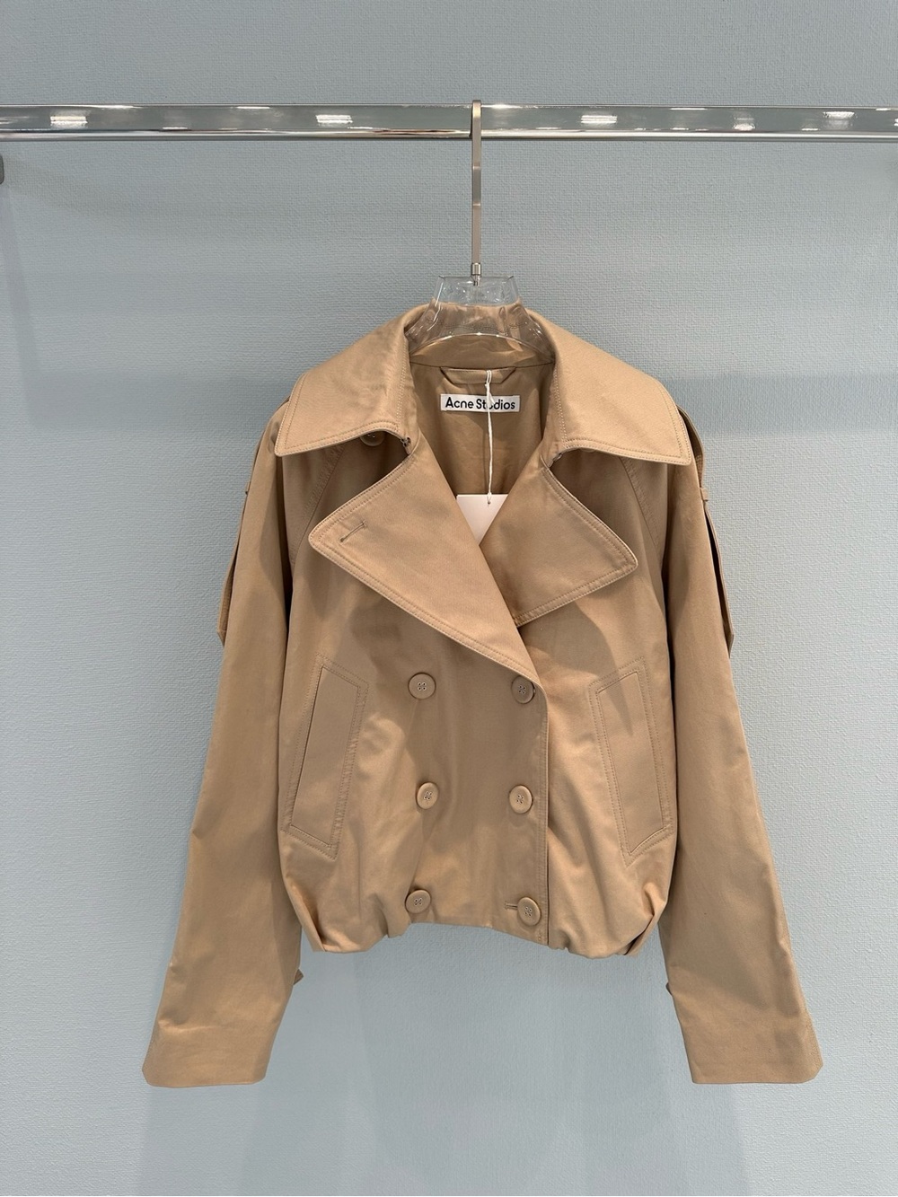 Acne Studios khaki trench coat